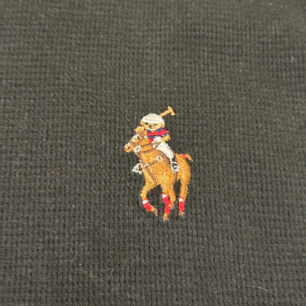 Polo Ralph Lauren Men's Polo Bear Thermal Waffle Long Sleeve Shirt - Picture 2 of 4